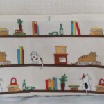 猫と棚の20cmファスナーポーチ 完成しました